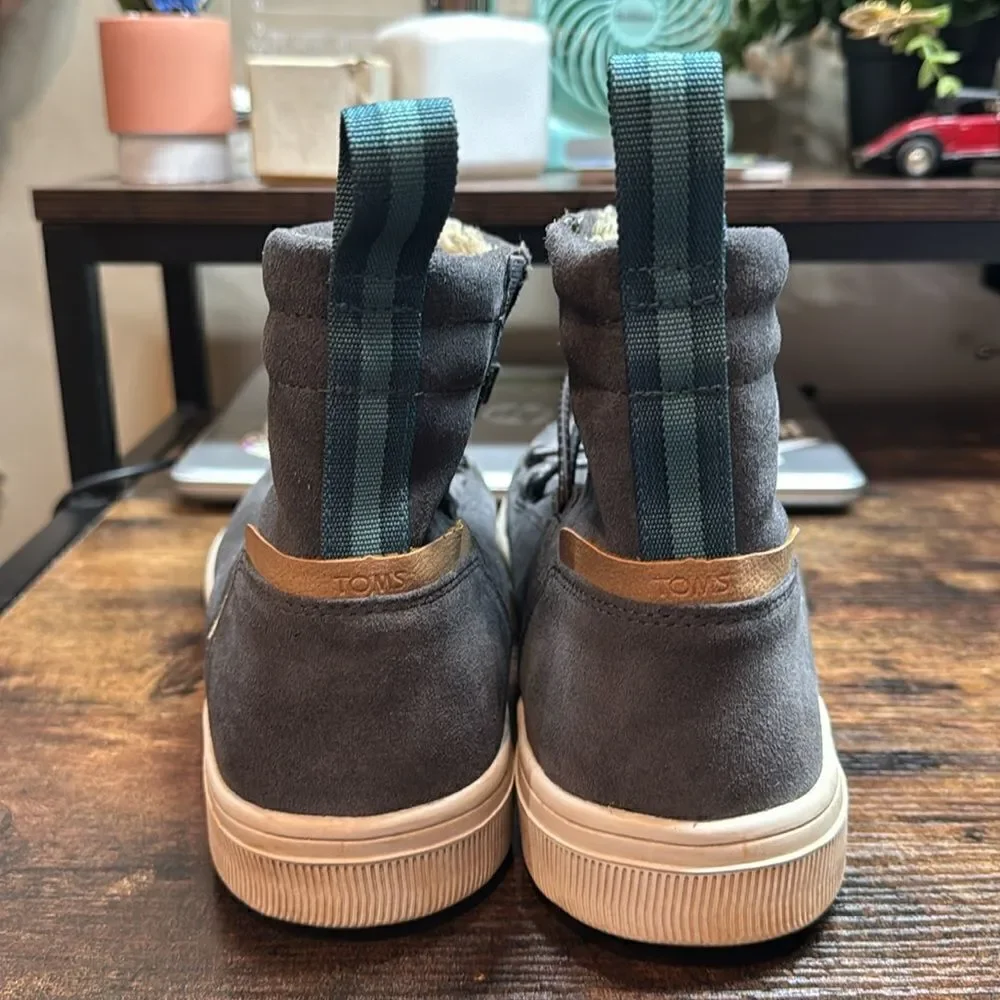 TOMS Travel Lite Alpine Winter Casual Boots Ankle - Blue Size 11.5 - Picture 2 of 8
